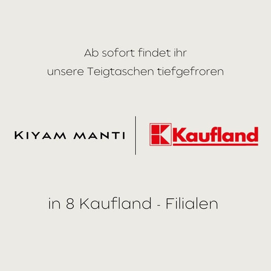 Unser Expansions-Highlight - Kiyam Manti jetzt bei Kaufland! 🥟